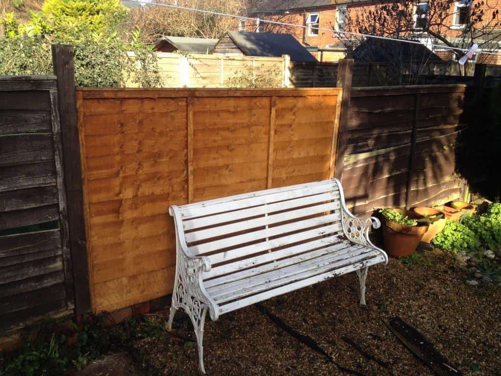 Fence repair – panel / post replacement