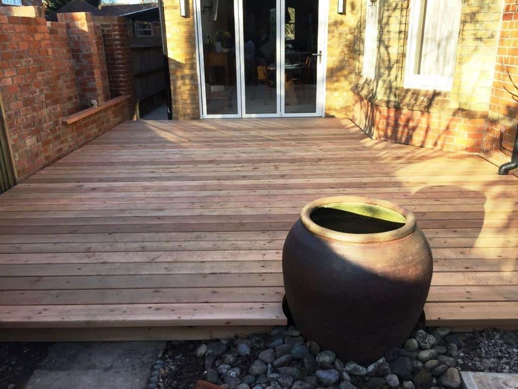 decking completed