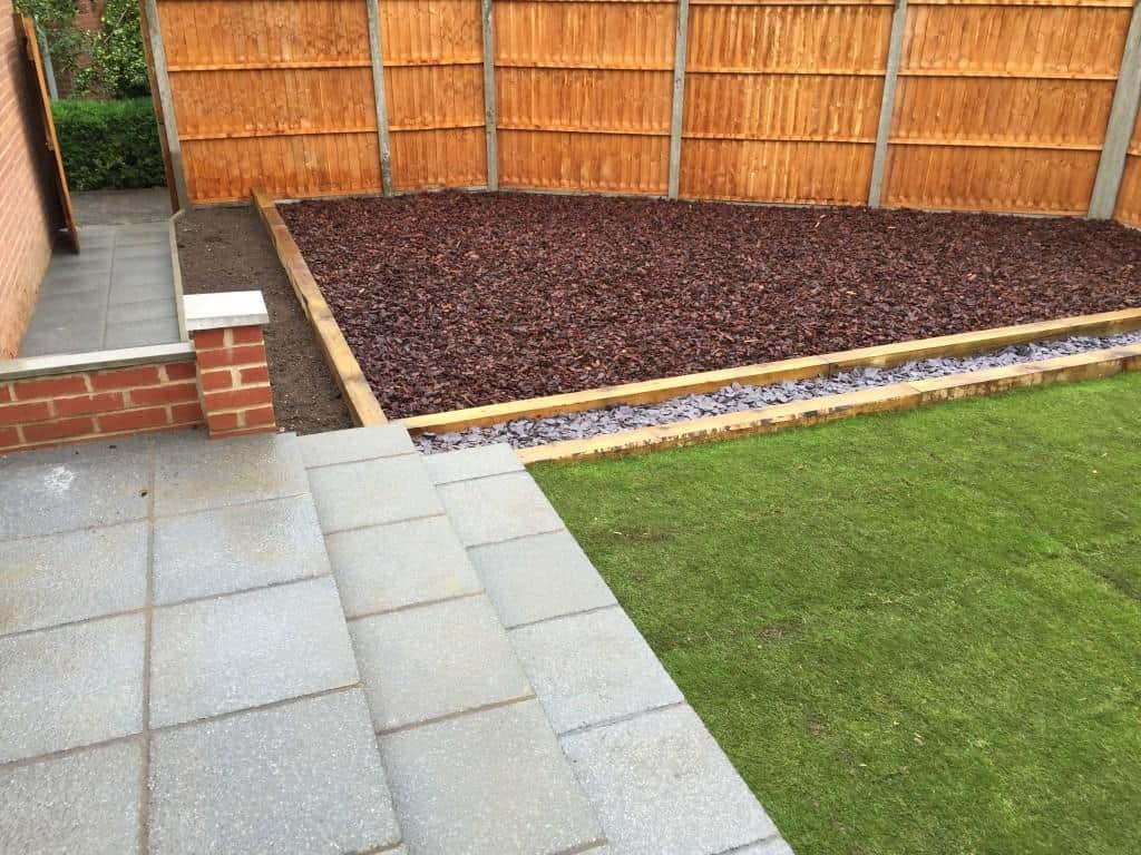 Garden in Reading recently landscaped by us