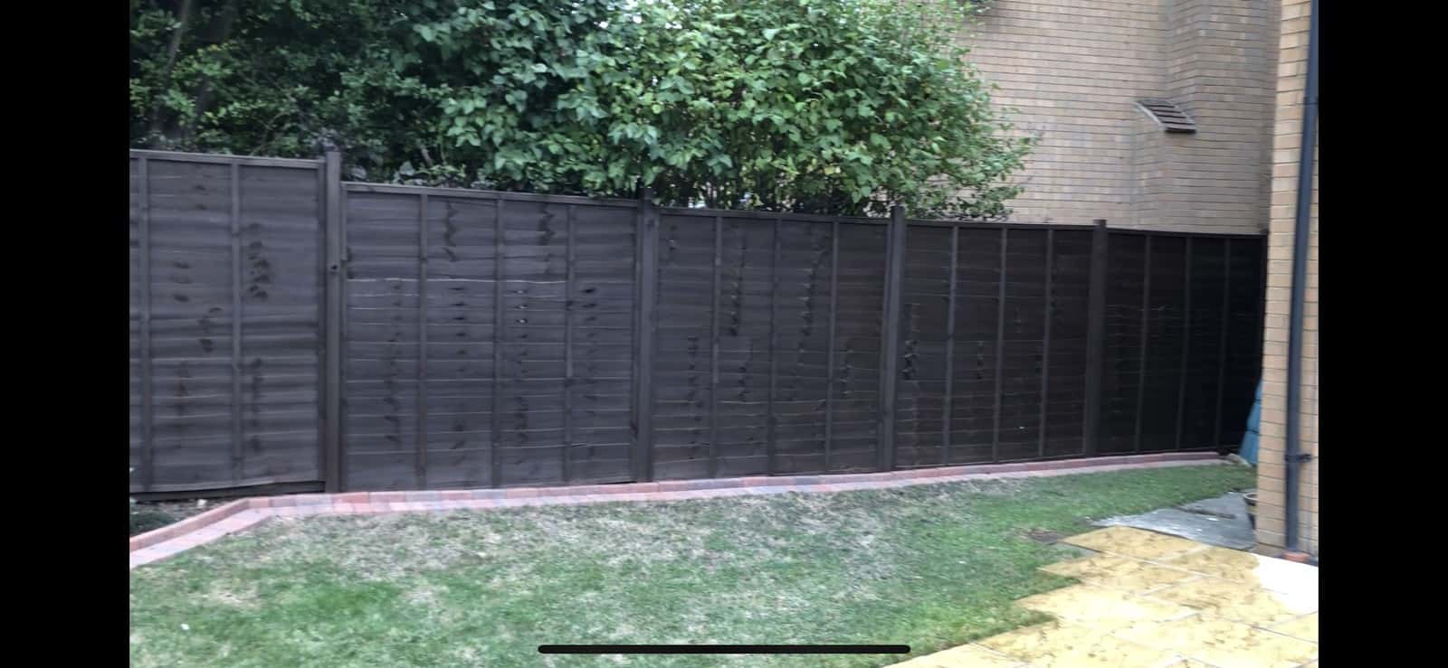 Garden fence painting