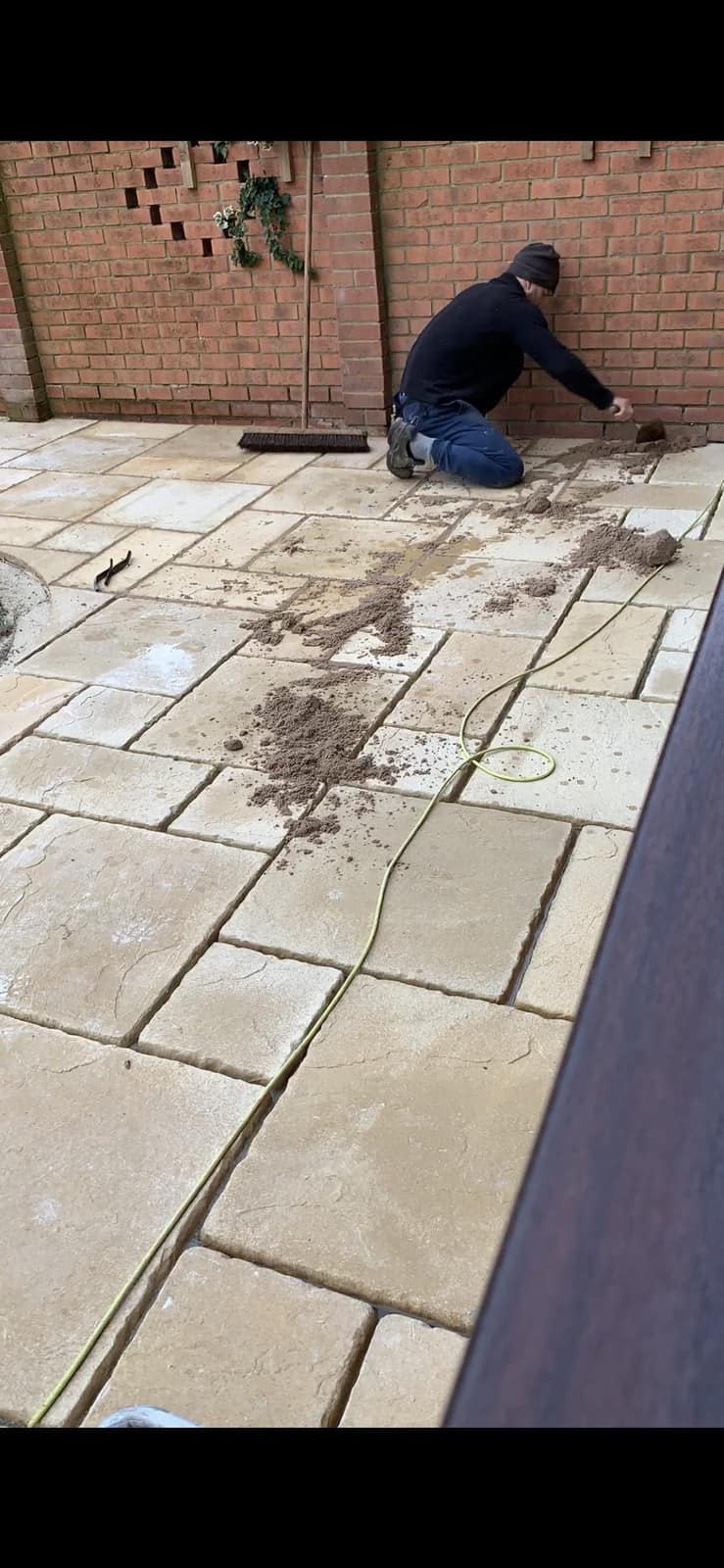 Pointing a patio