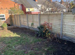 New fence built for a customer in Reading