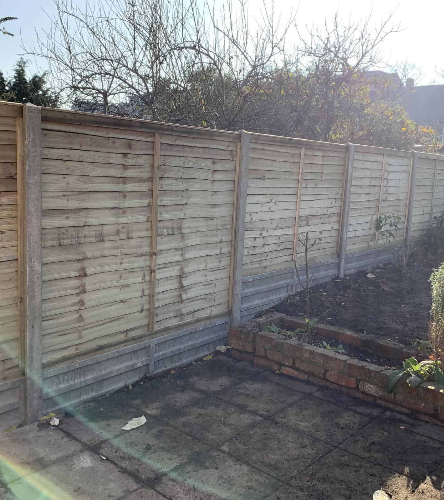 New fence built for a customer in Reading