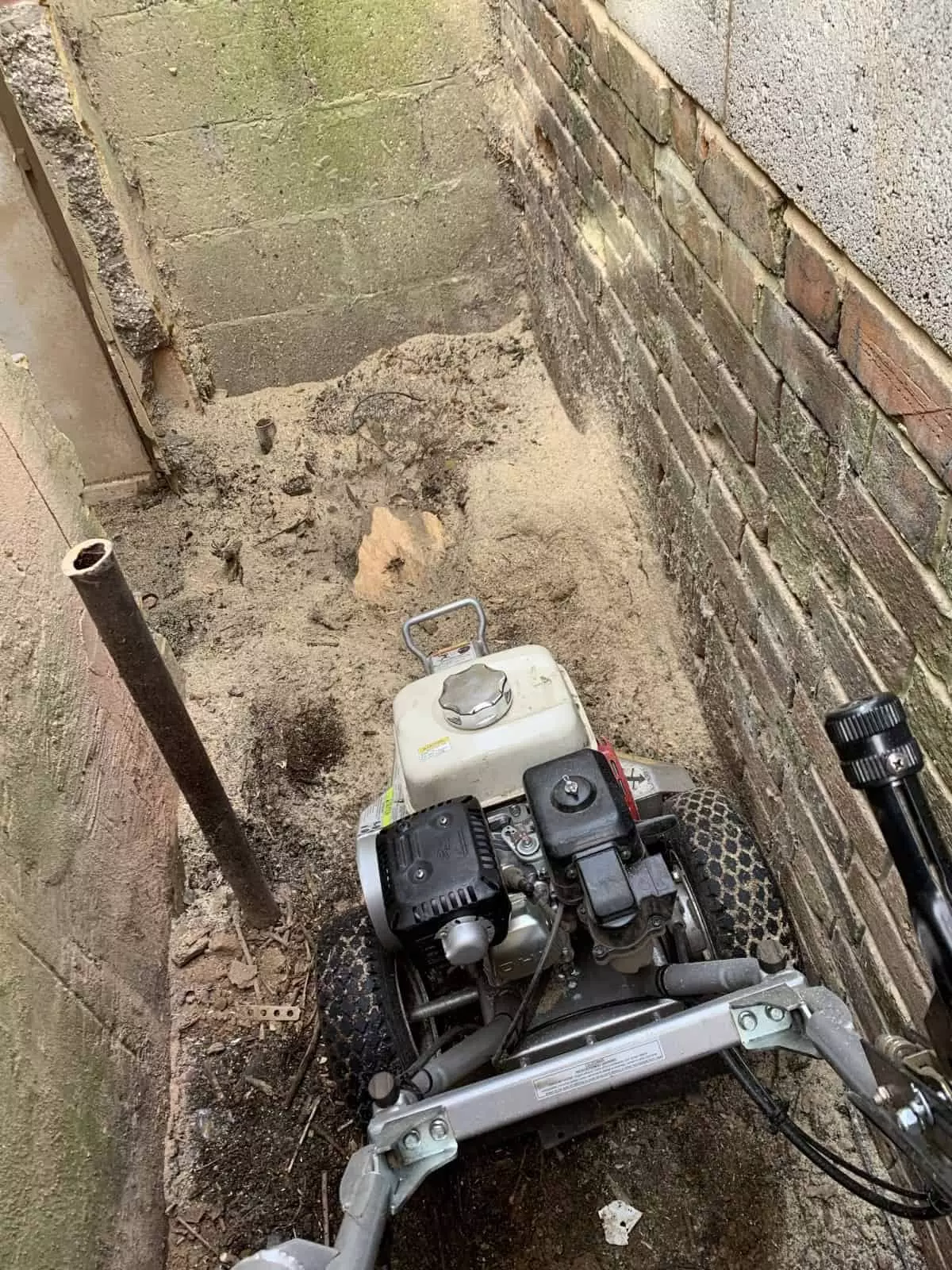 difficult access tree stump removal service